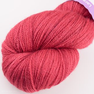 Red Cherry - Ludlow Lace - BFL, silk - 800m per 100g